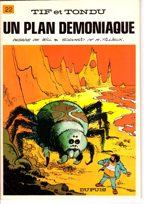 Couverture de l'album Tif et Tondu Tome 22 Un plan démoniaque