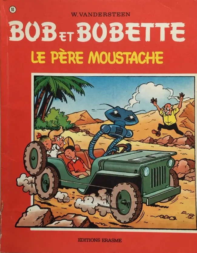 Couverture de l'album Bob et Bobette Tome 93 Le Père Moustache