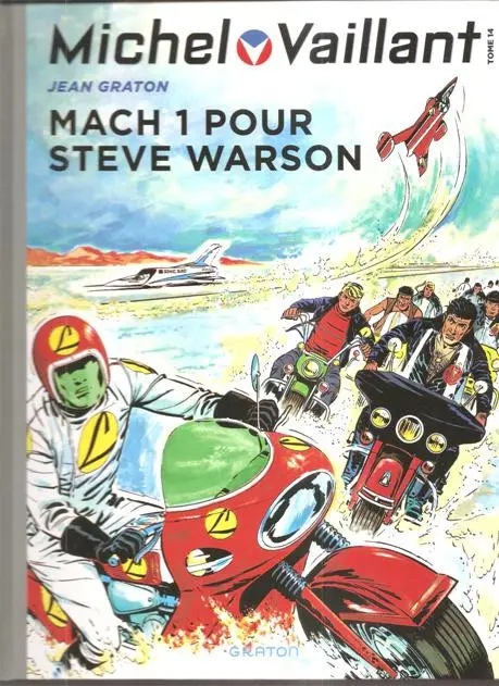 Couverture de l'album Michel Vaillant Tome 14 Mach 1 pour Steve Warson