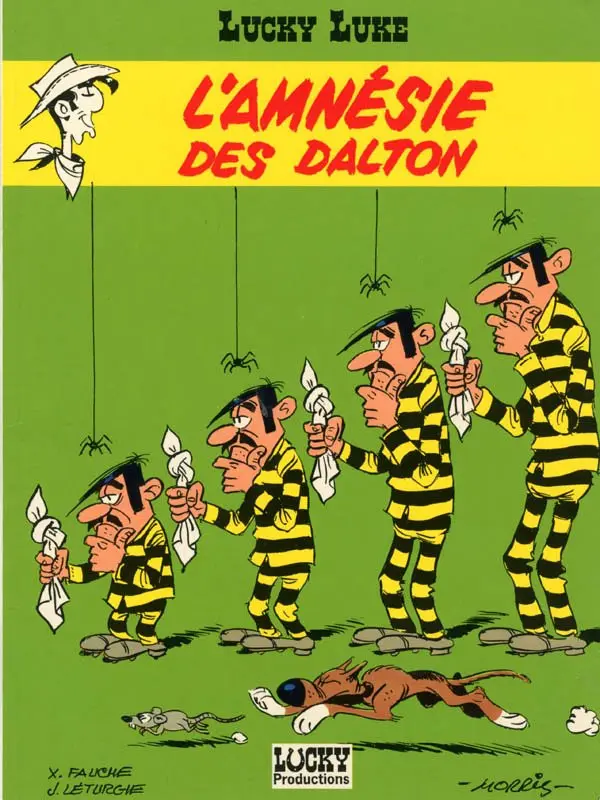Couverture de l'album Lucky Luke Tome 60 L'amnésie des Dalton