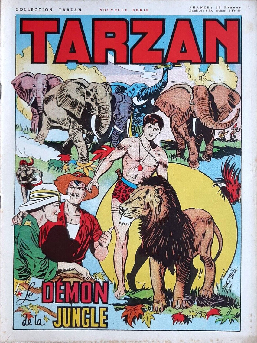 Couverture de l'album Tarzan (collection Tarzan) 11 Le démon de la jungle