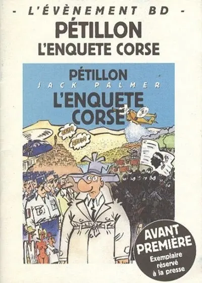 Couverture de l'album Jack Palmer Tome 12 L'enquête corse