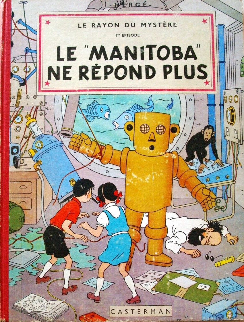 Couverture de l'album Les Aventures de Jo, Zette et Jocko Tome 3 Le rayon du mystère 1er épisode, le Manitoba ne répond plus