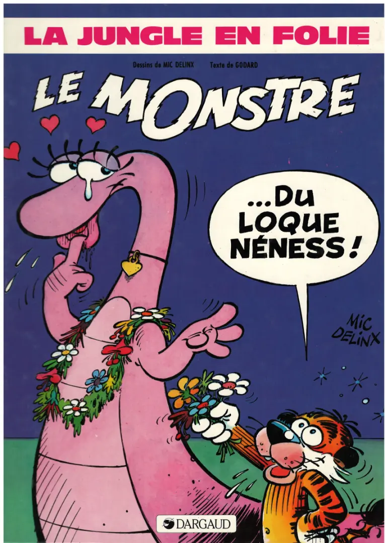 Couverture de l'album La Jungle en folie Tome 10 Le monstre ...du Loque Néness !