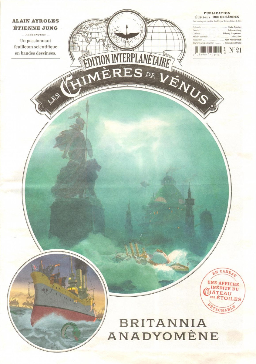 Couverture de l'album Le Château des étoiles N° 21 Britannia Anadyomène