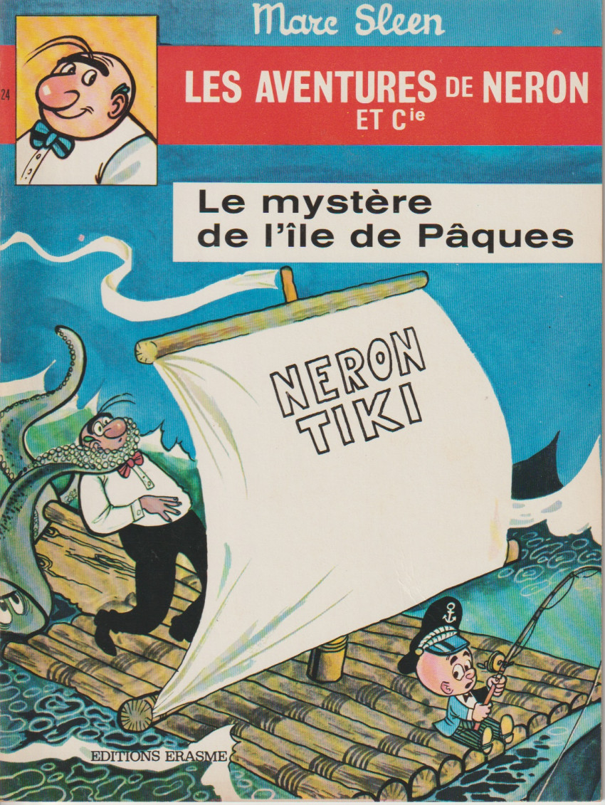 Couverture de l'album Les Aventures de Néron et Co Tome 24 le mystère de l'île de Pâques