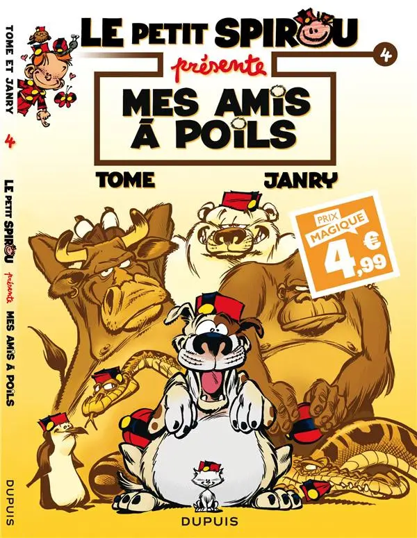Couverture de l'album Le Petit Spirou présente... Tome 4 Mes amis à poils