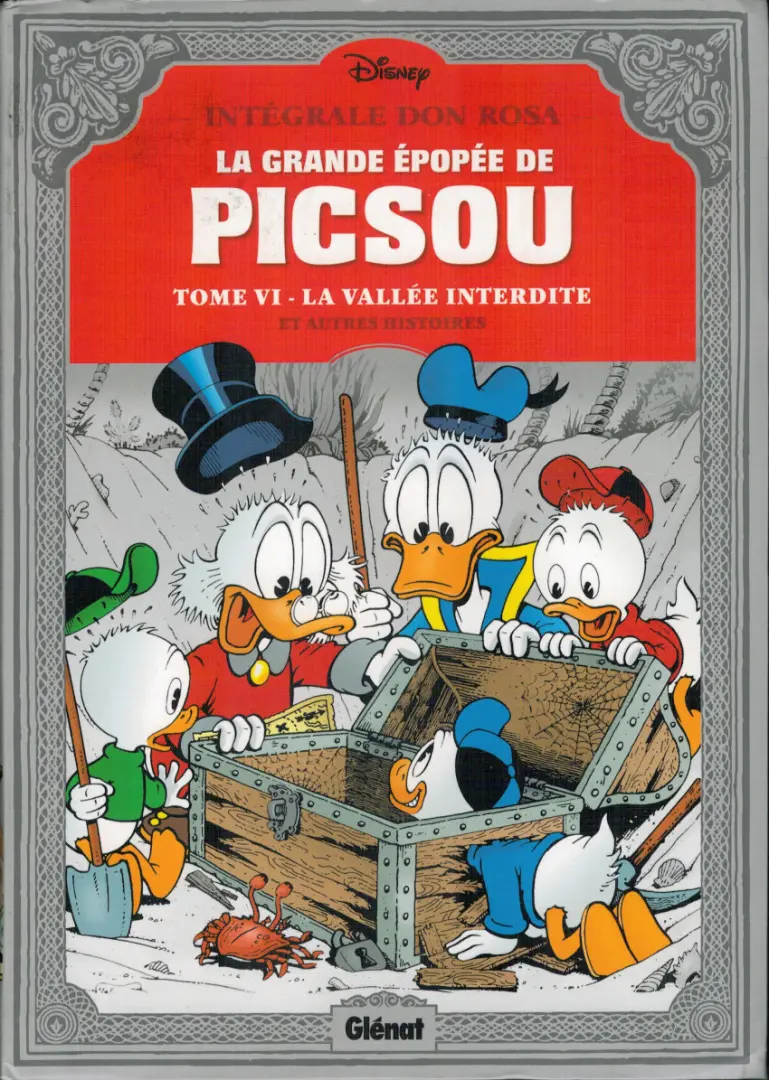 Couverture de l'album La Grande Épopée de Picsou Tome VI La Vallée interdite et autres histoires