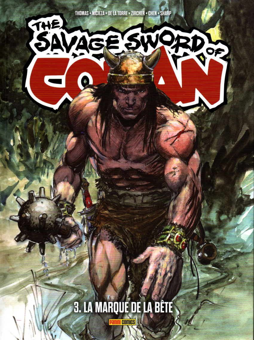 Couverture de l'album The savage Sword of Conan 3 La marque de la Bête
