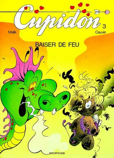 Couverture de l'album Cupidon Tome 3 Baiser de feu