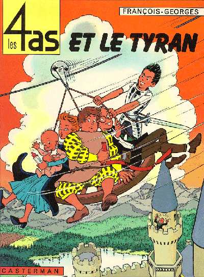 Couverture de l'album Les 4 as Tome 10 Les 4 as et le tyran