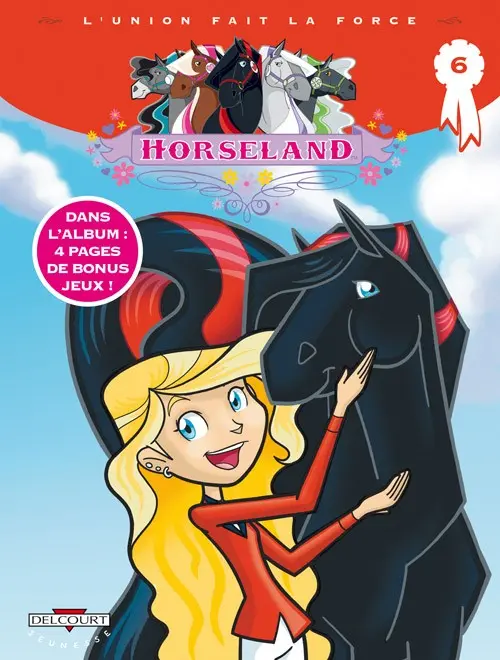 Couverture de l'album Horseland Tome 6 L'Union fait la force