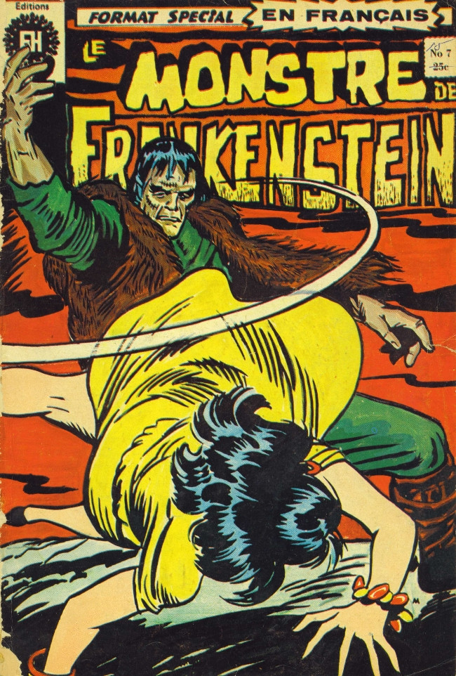 Couverture de l'album Le Monstre de Frankenstein Tome 7 La fureur d'un maniaque !