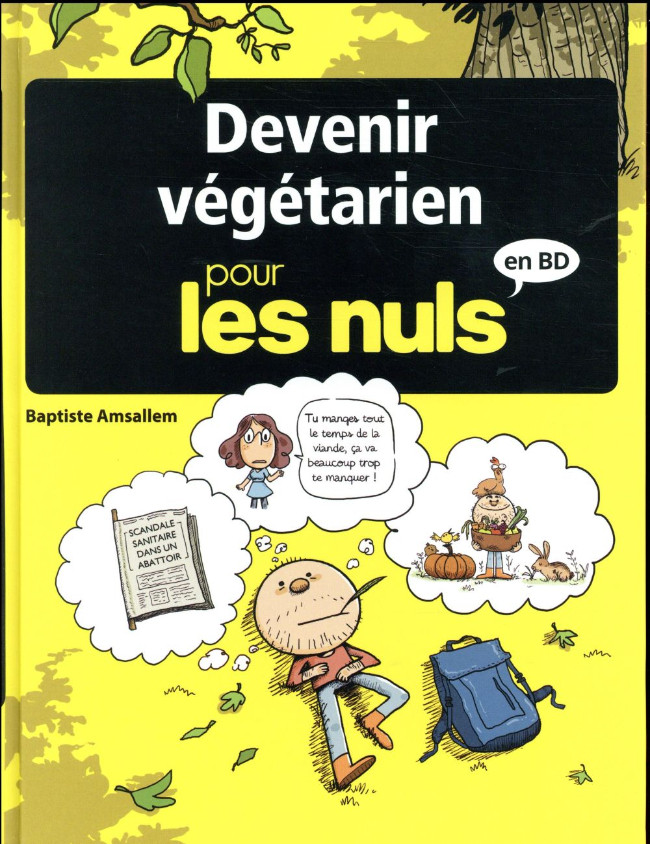 Couverture de l'album Pour les nuls en BD Tome 8 Devenir végétarien pour les nuls en BD