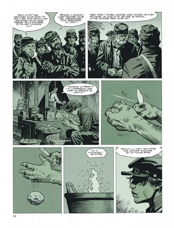Planche de l'album Le combat d'Henry Fleming