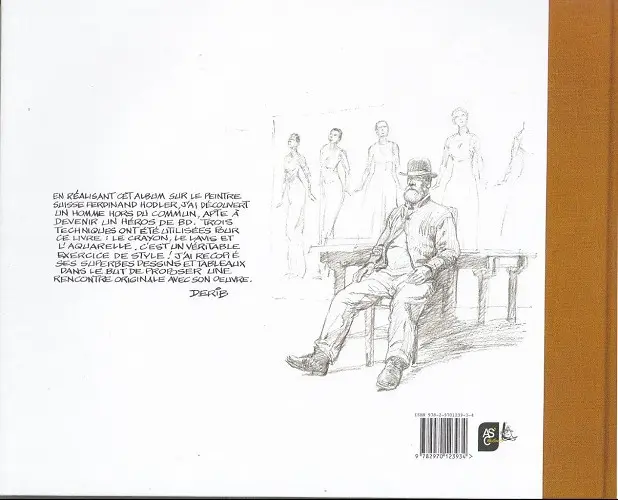 Verso de l'album Ferdinand Holder une vie d'artiste