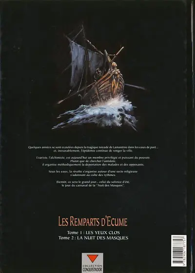 Verso de l'album Les Remparts d'écume Tome 2 La nuit des masques