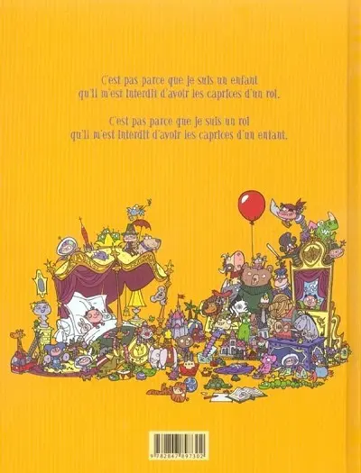 Verso de l'album Le Roi Catastrophe Tome 9 Adalbert fait des affaires