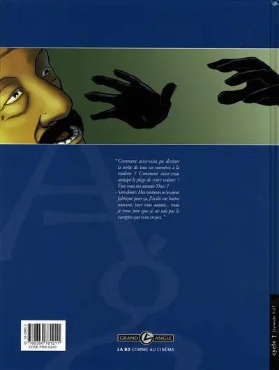 Verso de l'album Le sceau de l'Ange Tome 2