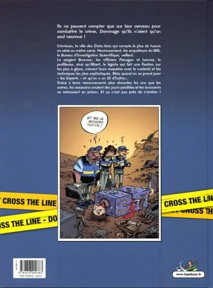 Verso de l'album Les scientiflics 1