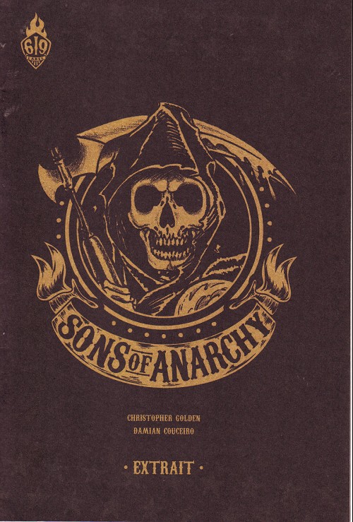 Verso de l'album Sons of Anarchy Hommage à sons of anarchy