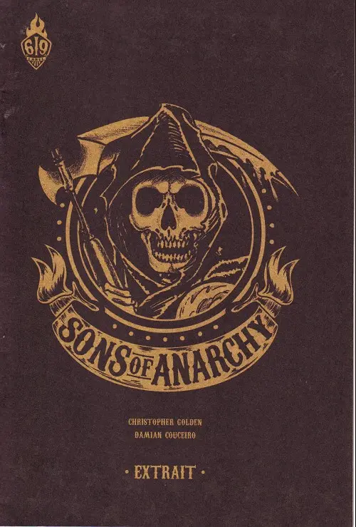 Verso de l'album Sons of Anarchy Hommage à sons of anarchy