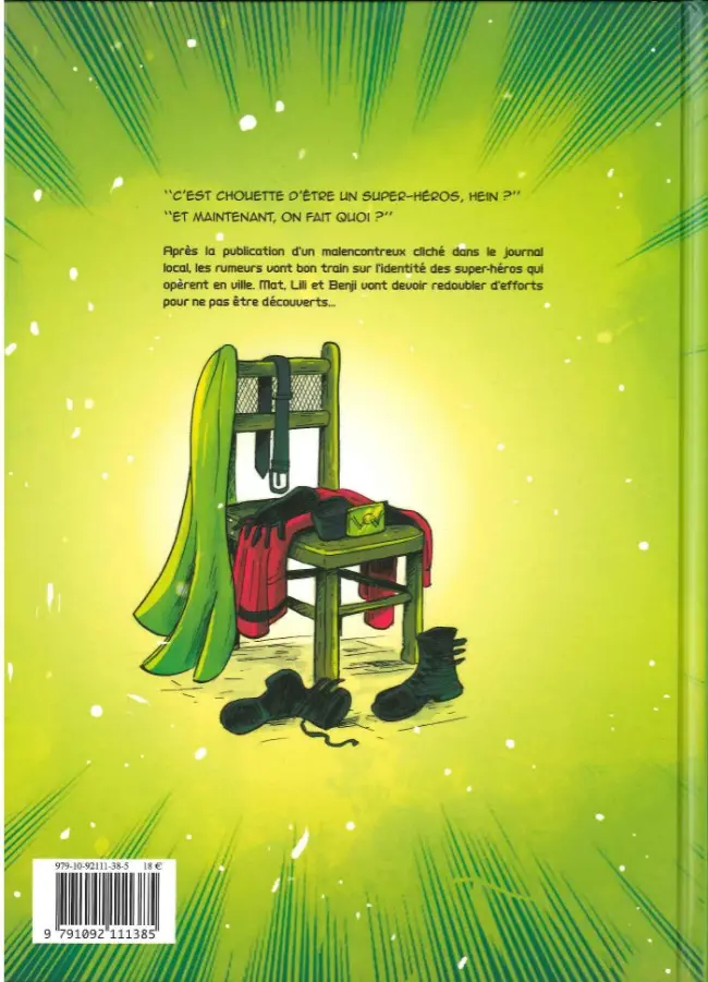 Verso de l'album SuperS Tome 2 Héros