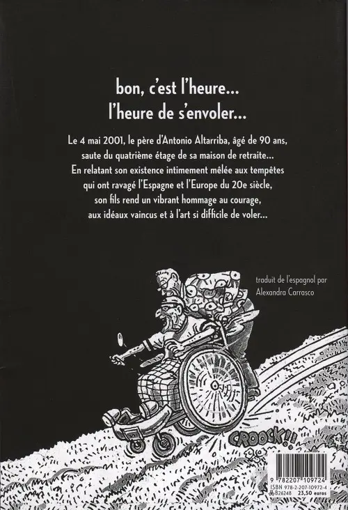 Verso de l'album L'Art de voler