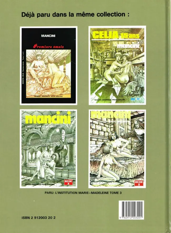 Verso de l'album Les Trois Mousquetaires Tome 1
