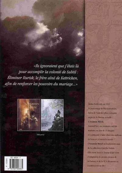Verso de l'album L'Assassin Royal Tome 3 Kettricken