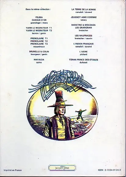 Verso de l'album Yann le migrateur Tome 2 La cité des sept sages