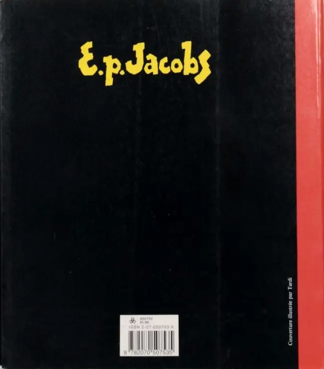 Verso de l'album Un opéra de papier - Les mémoires de Blake et Mortimer Les Mémoires de Blake et Mortimer - Un Opéra de papier