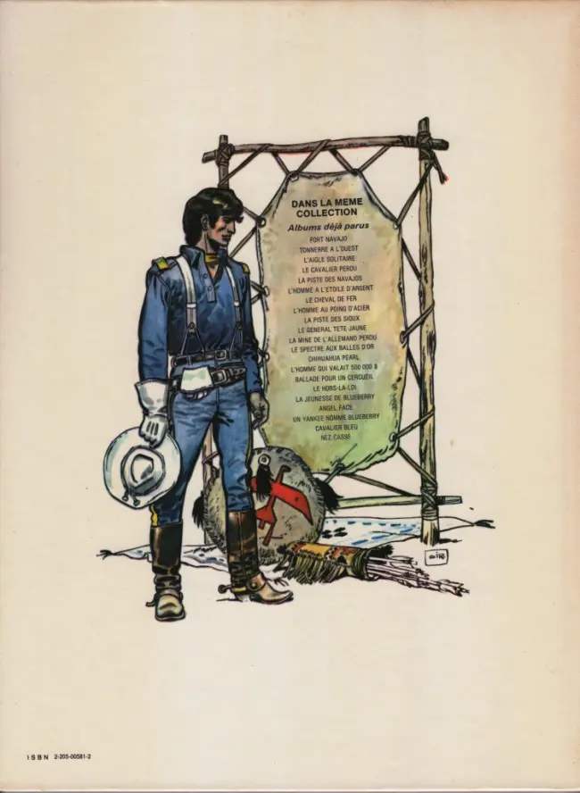 Verso de l'album Blueberry Tome 10 Général Tête Jaune