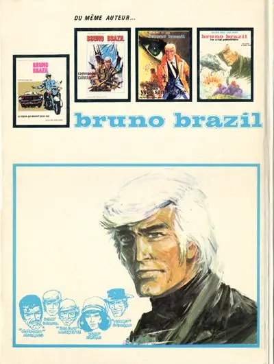 Verso de l'album Bruno Brazil Tome 5 La nuit des chacals