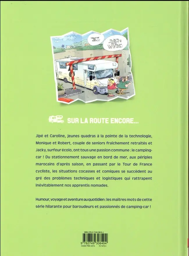 Verso de l'album Camping Globe Trotter Car / Camping Car Tome 1 Sur la route encore...