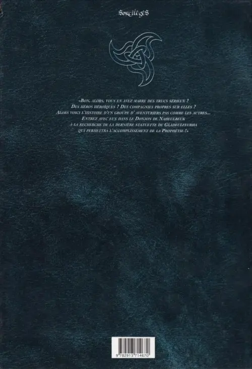 Verso de l'album Le Donjon de Naheulbeuk Tome 1 Première saison, partie 1