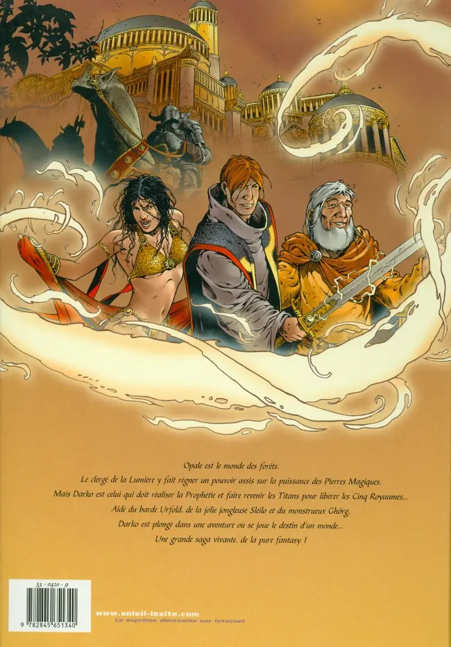Verso de l'album Les Forêts d'Opale Tome 2 L'envers du grimoire