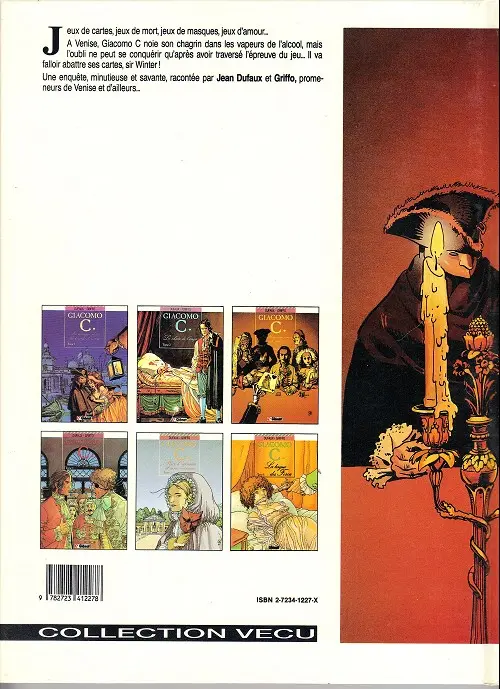 Verso de l'album Giacomo C. Tome 3 La dame au cœur de suie