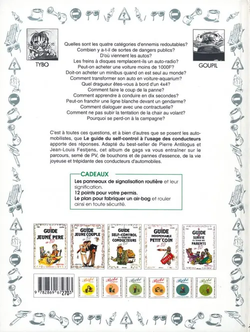 Verso de l'album Le Guide Tome 3 Le guide du self-control à l'usage des conducteurs