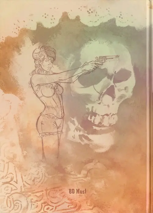 Verso de l'album L'Homme qui n'aimait pas les armes à feu Tome 1 Chili con carnage