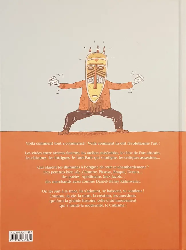 Verso de l'album Les Aventuriers du Cubisme