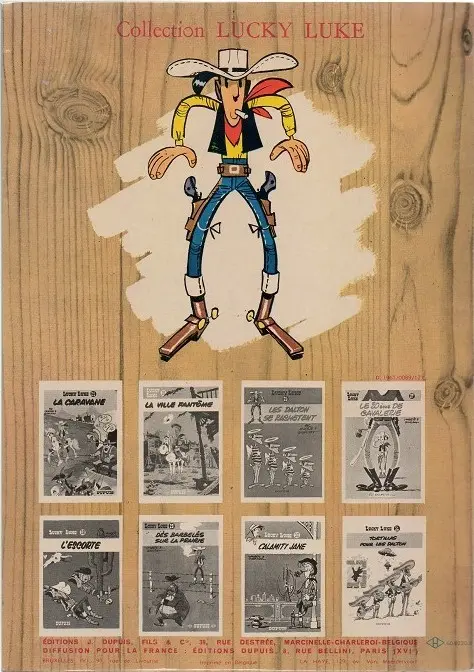 Verso de l'album Lucky Luke Tome 5 Lucky luke contre Pat Poker
