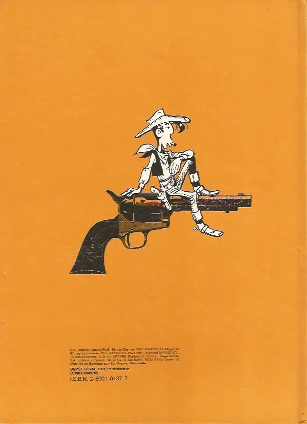 Verso de l'album Lucky Luke Spécial 4*
