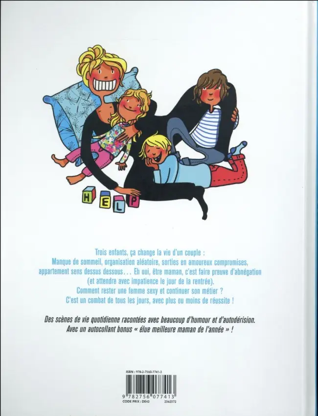 Verso de l'album Mamaaaaan ?! Quoi encore ?