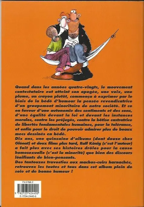 Verso de l'album Marrons glacés