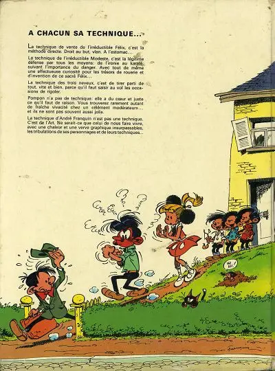Verso de l'album Modeste et Pompon Tome 1 60 aventures de Modeste et Pompon