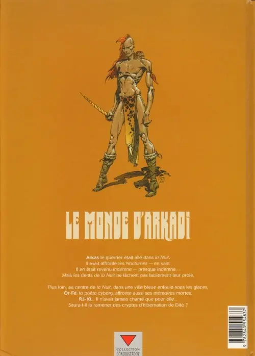 Verso de l'album Le monde d'Arkadi Tome 1 Les yeux d'Or-Fé