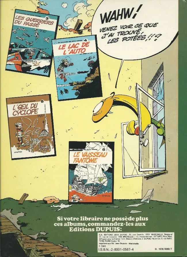 Verso de l'album Les Petits hommes Tome 7 les ronces du samourai