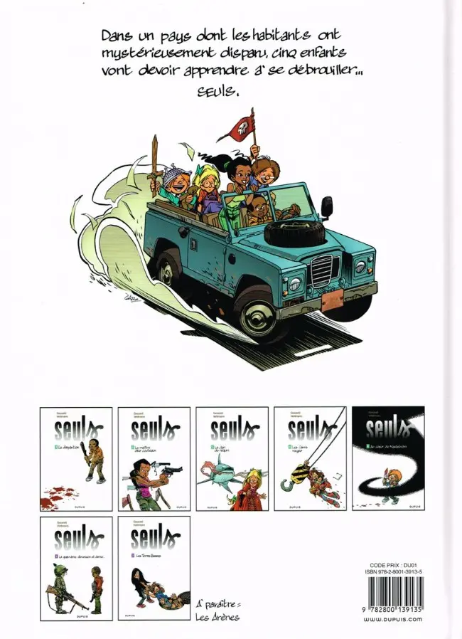 Verso de l'album Seuls Tome 2 Le maître des couteaux