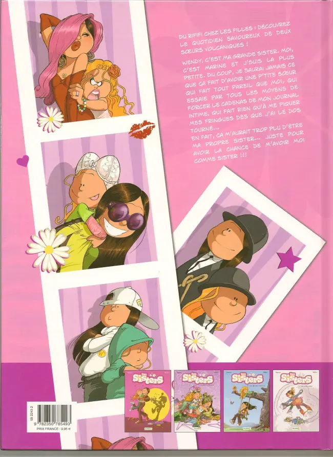Verso de l'album Les Sisters Tome 2 À la mode de chez nous